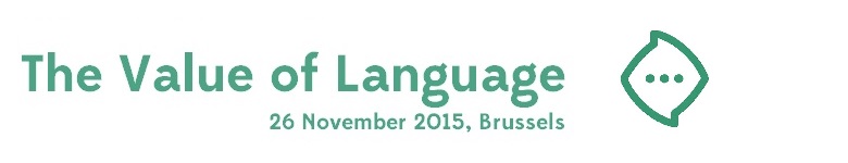 The Value of Language II, 26 November 2015 Brussel